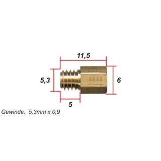 Hauptdüse für Mikuni, 6-kant; #360