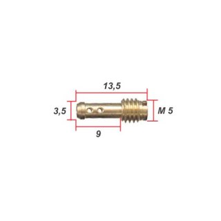 Leerlaufdüse 13,5mm lang; #27,5 für Mikuni