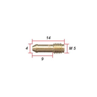 Leerlaufdüse 14mm lang für MIKUNI; #30