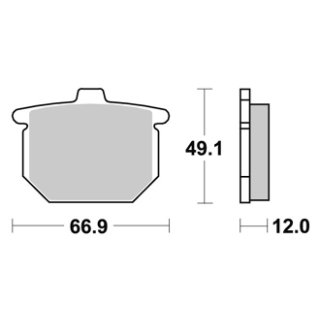 Bremsklötze VESRAH VD-112/2 (MCB 062); SP