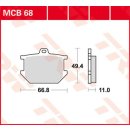 Bremsklötze TRW MCB068 oder SBS 507HF