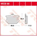 Bremsklötze TRW MCB068 oder SBS 507HF