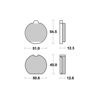 Bremsklötze BREMBO 07KA0223 (MCB 094)