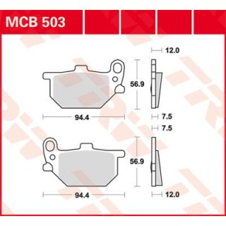 Bremsklötze TRW MCB503LF