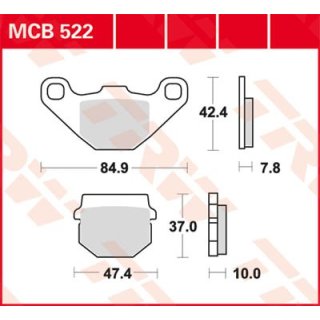 Bremsklötze TRW MCB522
