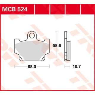 Bremsklötze TRW MCB524