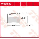 Bremsklötze TRW MCB547