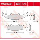 Bremsklötze TRW MCB569 oder SBS 597HF