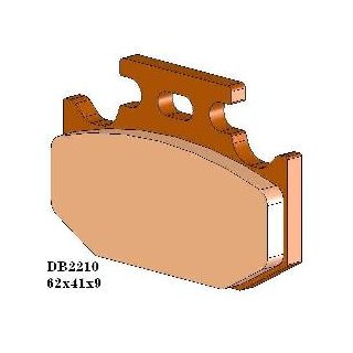 Bremsklötze DELTA BRAKING DB2210 MX-D hinten