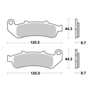 Bremsklötze NISSIN 2P-258 (MCB 658); SP