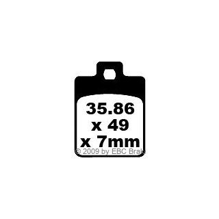 Bremsklötze EBC SFA260 (MCB 695)