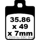 Bremsklötze EBC SFA260 (MCB 695)