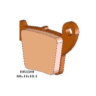 Bremsklötze DELTA BRAKING DB2280 MX-D, CRF hinten
