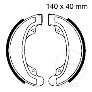 Bremsbacken 2058AF HON CB250/400N/T, CB450S; 140x40