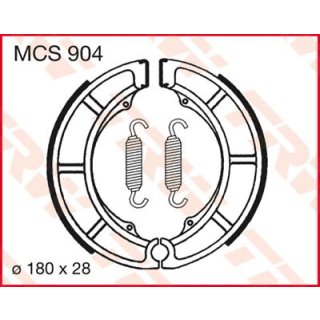 Bremsbacken TRW MCS904; 180x28 mm