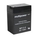 Batterie MP13-6, 6 Volt 13 Ah; MULTIPOWER