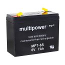 Batterie  MP7-6S, 6 Volt 7 Ah; MULTIPOWER