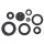 Motorsimmerring-Satz HON CB400 Four