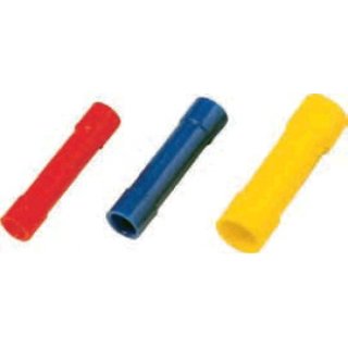 Stoßverbinder isol. bis 1,5mm², rot