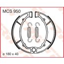 Bremsbacken TRW MCS950; 180x40 mm