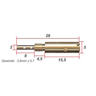 Leerlaufdüse für Keihin Vergaser