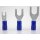 Gabelkabelschuhe 1,5 bis 2,5 mm², blau isoliert; 4,3 mm für Schrauben M4