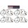Vergaser-Rep-Satz HON  VFR750F RC36/1, 90-93; KEYSTER