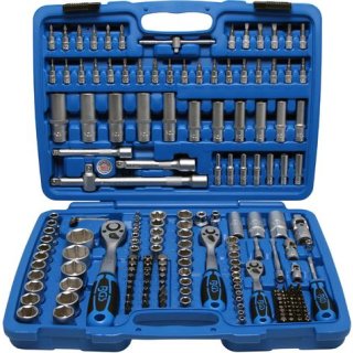 Steckschlüsselsatz Sechskant 1/4", 3/8", 1/2", 192-tlg.