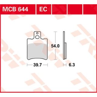 Bremsklötze TRW MCB644EC