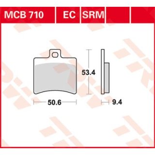 Bremsklötze TRW MCB710EC