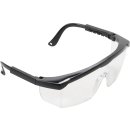 Schutzbrille mit verstellbarem Bügel, transparent