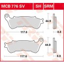 Bremsklötze TRW MCB776 oder SBS 828HF