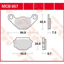 Bremsklötze TRW MCB657 oder SBS 118HF