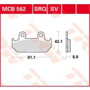 Bremsklötze TRW MCB562 oder SBS 593HF