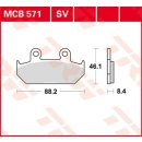 Bremsklötze TRW MCB571 oder SBS 600HF