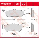 Bremsklötze TRW MCB671 oder SBS 674HF