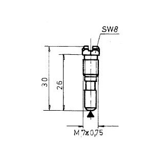 BING Hauptdüse M7 #76