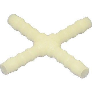 Schlauchverbinder Kreuz-Stück 6 mm
