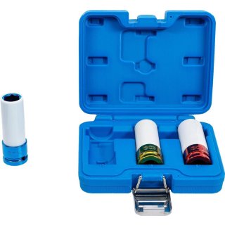 Kraft-Schoneinsatz-Satz, 1/2"-Antrieb, 3-tlg., 17/19/21 mm