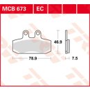 Bremsklötze TRW MCB673 oder SBS 696HF