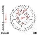 Kettenrad SUZ GT/TS/RM80, RV90/125, Teilung 428