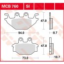 Bremsklötze TRW MCB760 oder SBS 810HF