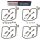Vergaser-Rep-Satz SUZ  GSF600 Bandit, Bj. 00-04; KEYSTER