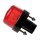 Mini-Rücklicht Point schwarz, rotes Glas