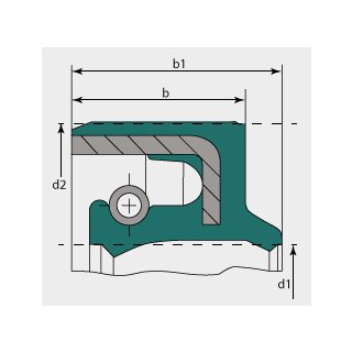 Stangendichtring 10x20x7/8,5 VGF01Z03