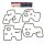 Vergaser-Rep-Satz HON CBR600/900/1000; KEYSTER
