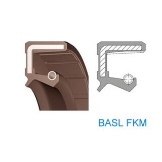 Wellendichtring 15x25x7 BASL FKM