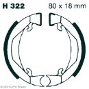 Bremsbacken MCS828; 80x18 mm