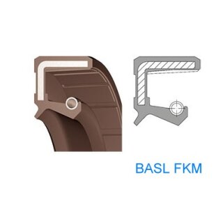 Wellendichtring 14x22x4 BASL FKM
