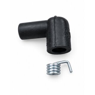 Kerzenstecker Gummi, schwarz für 7mm Zündkabel